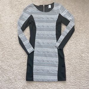 Black and white mini dress!